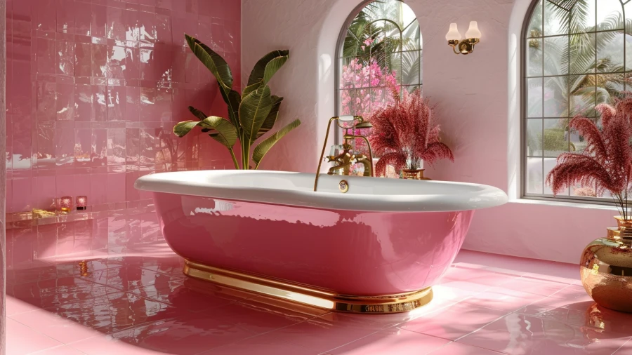 20 Pink Tile Bathroom Ideas for Elegant Interiors