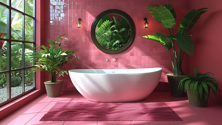 20 Pink Tile Bathroom Ideas for Elegant Interiors