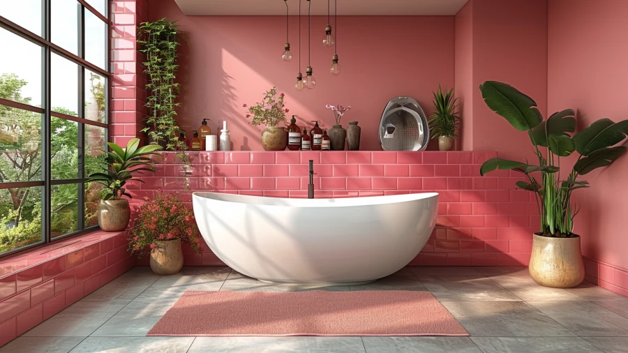 20 Pink Tile Bathroom Ideas for Elegant Interiors