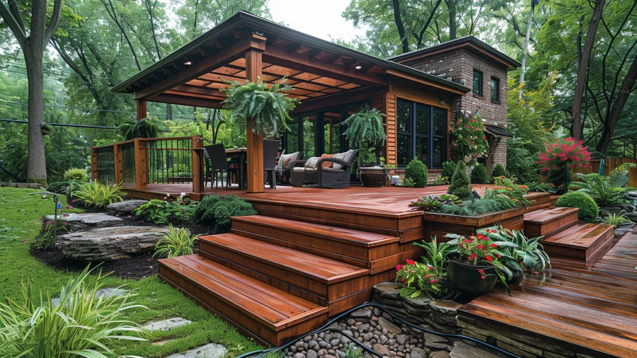 20 Sloped Backyard Ideas to Transform Your Outdoor Space with Creative Landscaping and Functional Design.