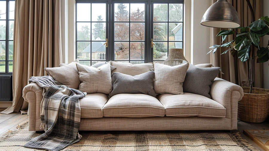 Artful Arrangements with Stylish Dark Brown Couch Living Room Ideas