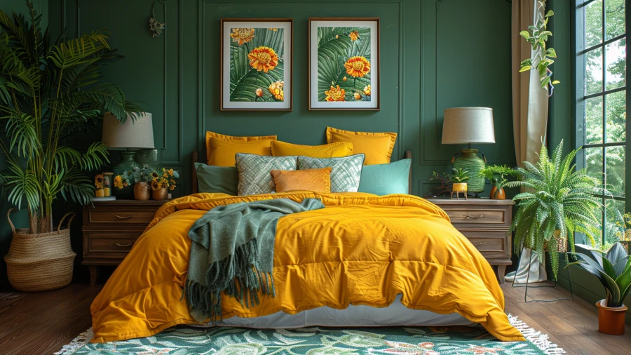 10 Luxurious Dark Green Bedroom Ideas for Inspiration