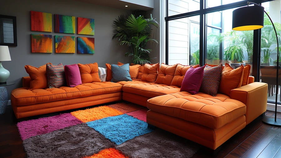 Artful Arrangements with Stylish Dark Brown Couch Living Room Ideas