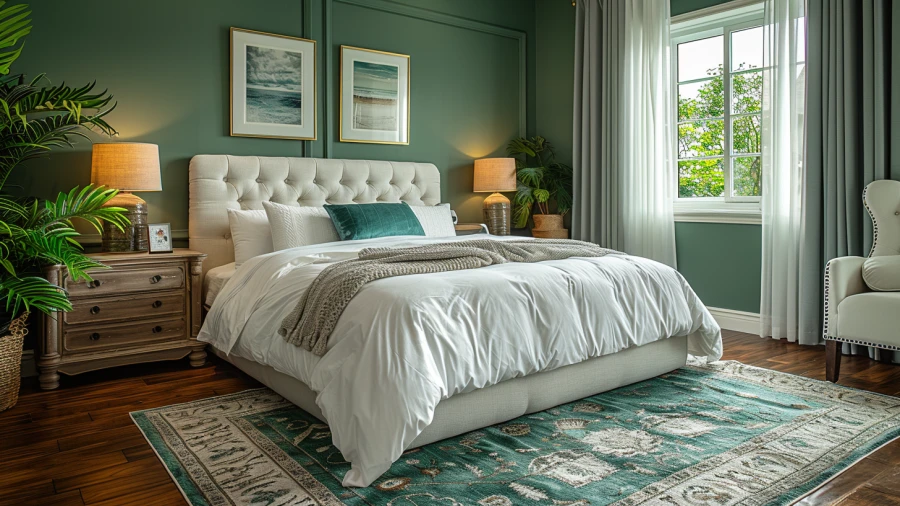 10 Luxurious Dark Green Bedroom Ideas for Inspiration