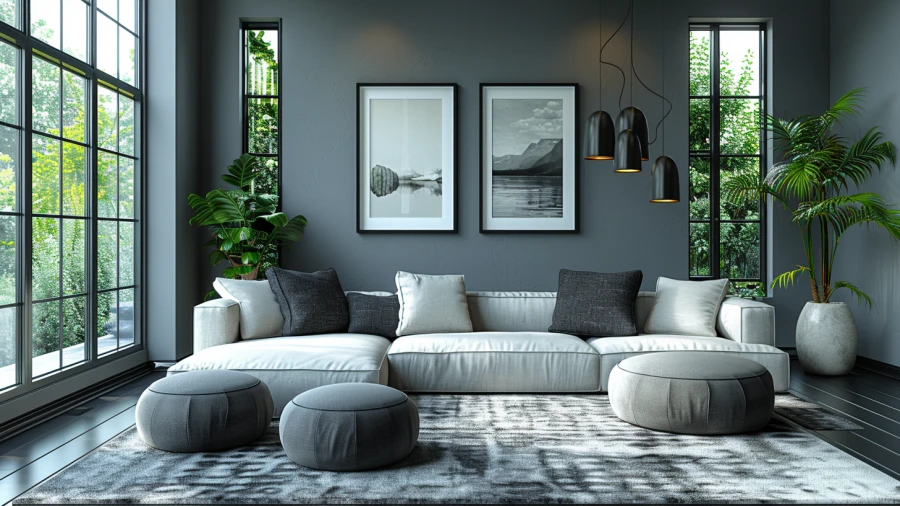 14 Shades of Serenity: A Grey Living Room Ideas Retreat