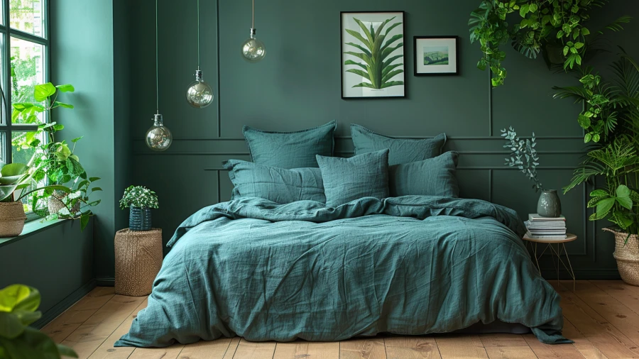 10 Luxurious Dark Green Bedroom Ideas for Inspiration