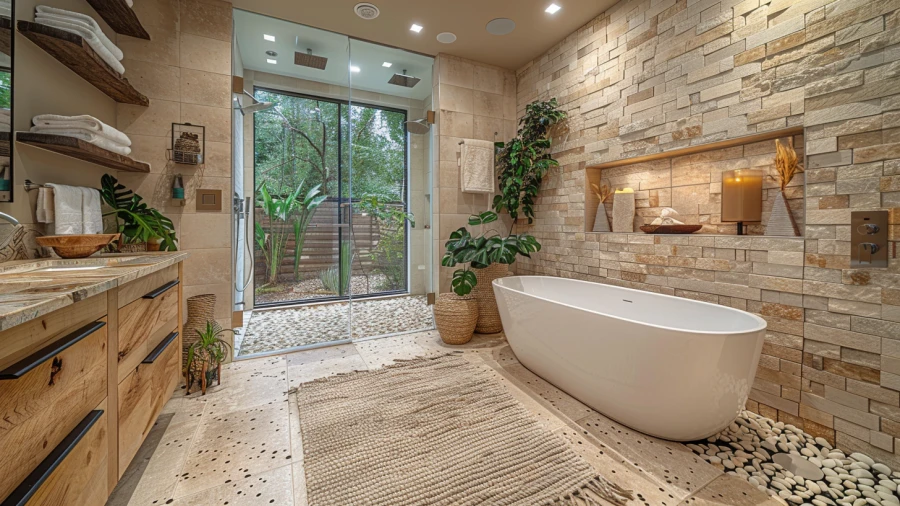 Transform Your Bathroom with Elegant Doorless Walk-In Showers