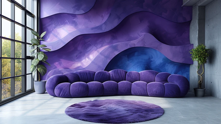 20 Creative Purple Wall Ideas to Transform Your Space