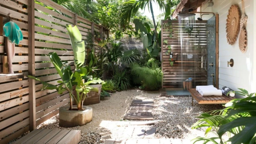 20 Creative Backyard Outdoor Shower Ideas for Refreshing Outdoor Spaces