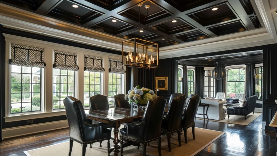 20 Chic Black Ceiling Ideas: Transform Your Space with Bold Elegance