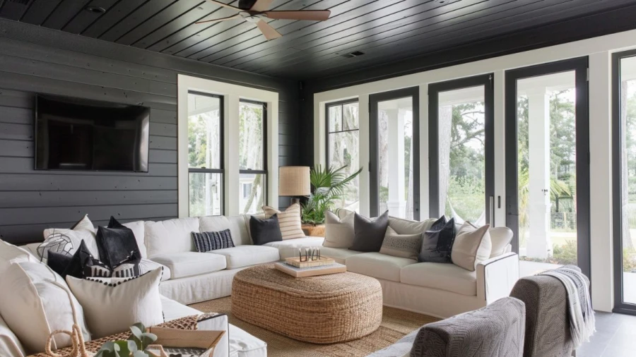 20 Chic Black Ceiling Ideas: Transform Your Space with Bold Elegance