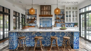 20 Modern Coastal Blue and White Kitchen Ideas