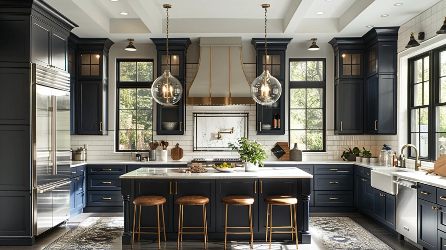 20 Modern Coastal Blue and White Kitchen Ideas