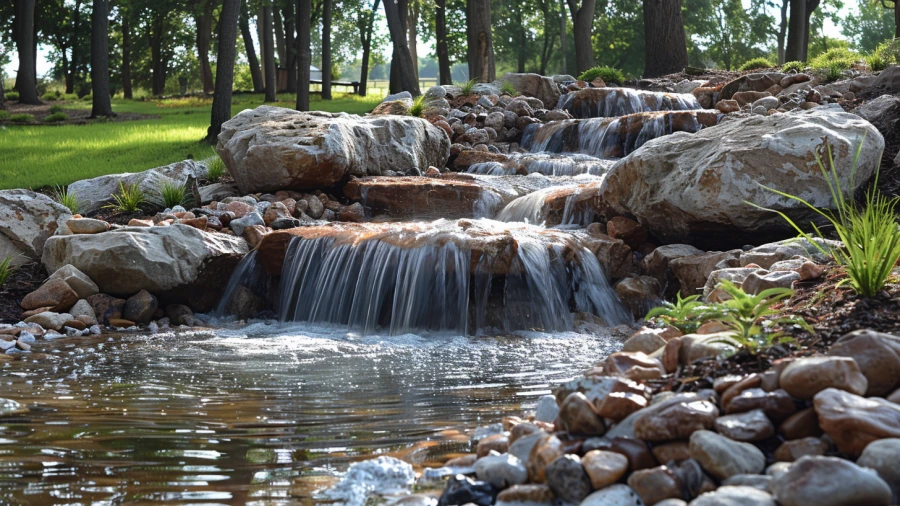 20 Creative Pond Waterfall Ideas for Your Garden