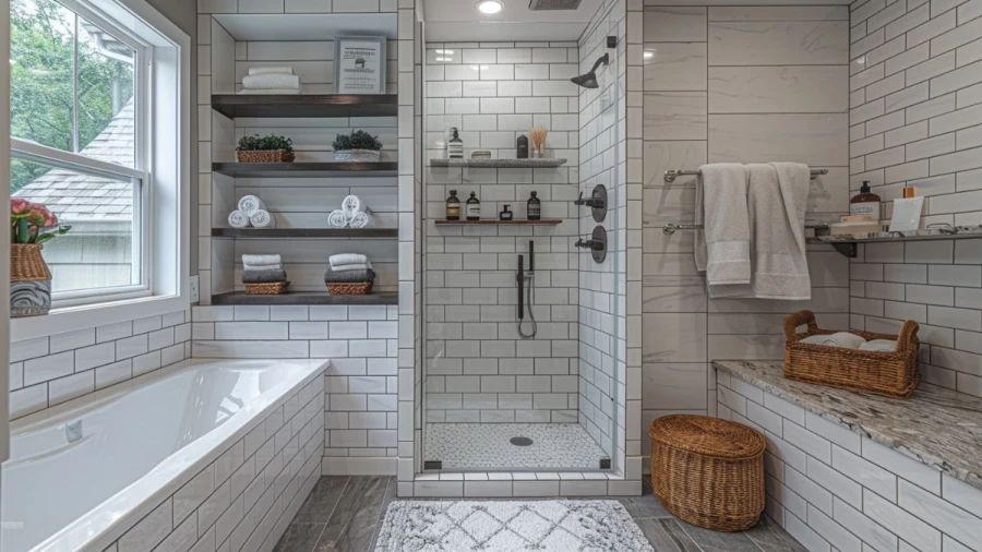 20 Inspiring Doorless Walk-In Shower Ideas for a Modern Bathroom