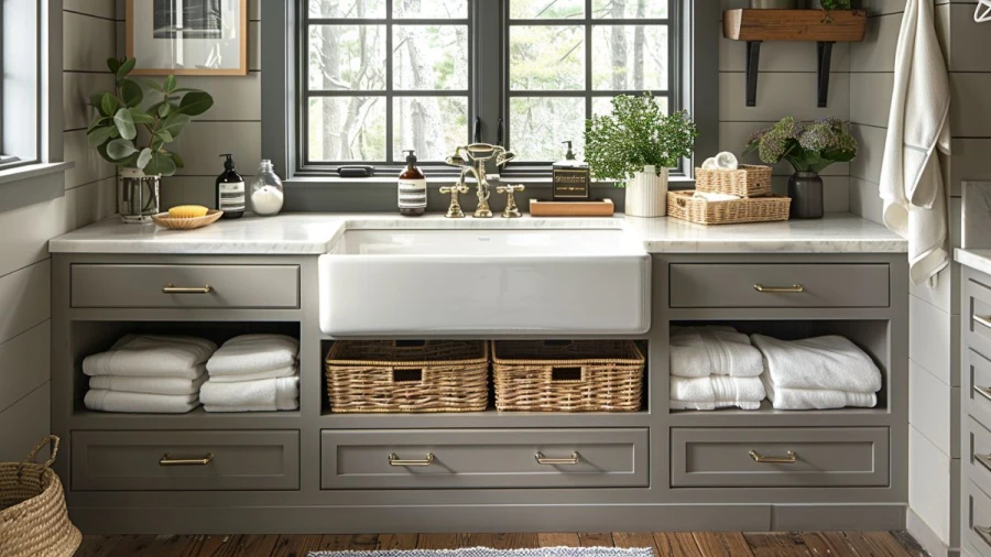 Maximize Your Space and Style with 20 Creative Laundry Room Cabinet Ideas