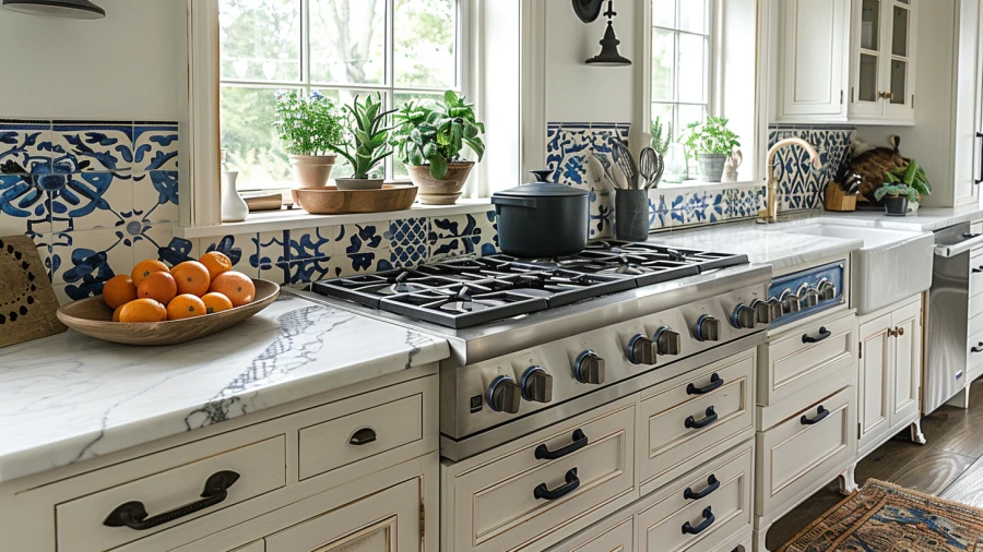 20 Modern Coastal Blue and White Kitchen Ideas