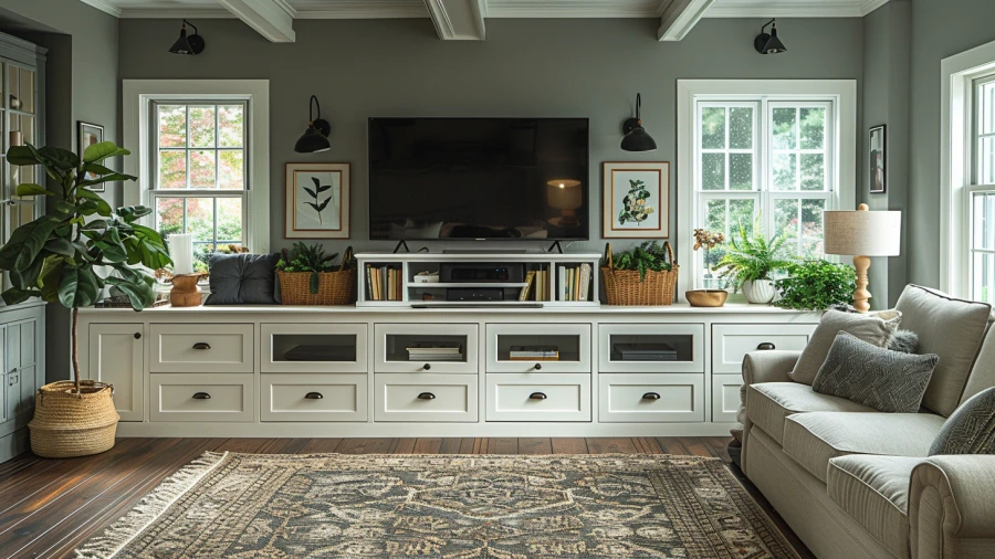 Elevate Your Space with 20 Creative TV Console Decor Ideas