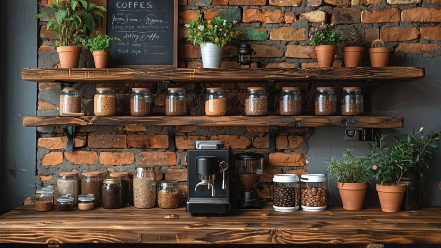 Elevate Your Space with these Chic Coffee Bar Ideas
