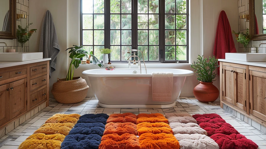 20 Innovative Bathroom Rug Ideas to Transform Your Space
