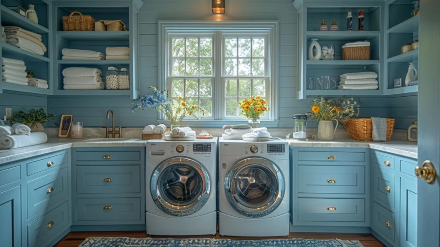 Maximize Your Space and Style with 20 Creative Laundry Room Cabinet Ideas