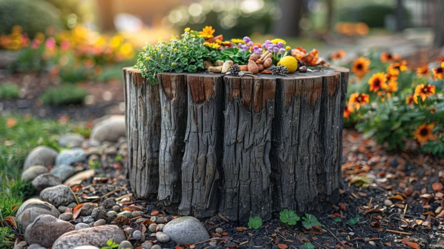 20 Creative and Practical Tree Stumps Ideas: Transform Your Garden and Home
