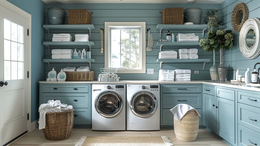 Maximize Your Space and Style with 20 Creative Laundry Room Cabinet Ideas