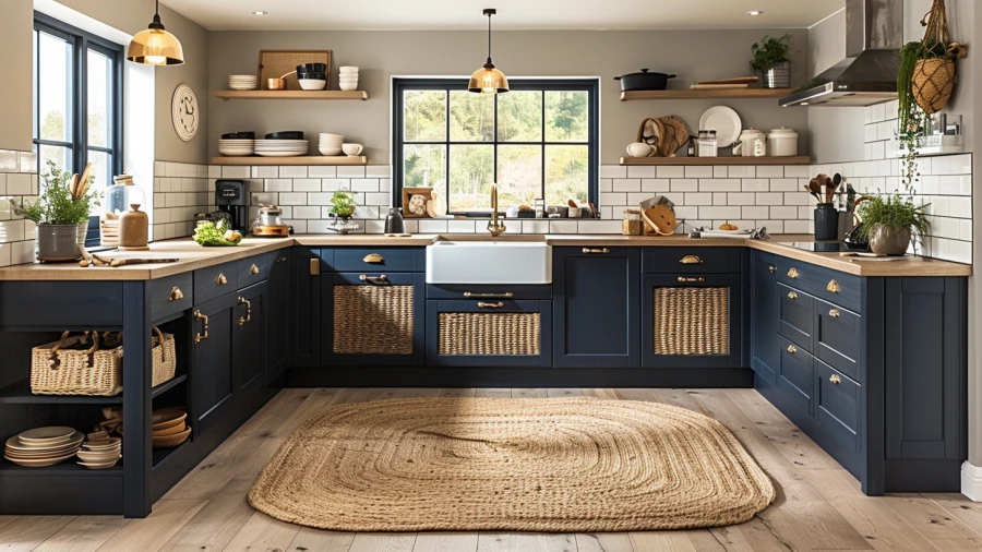 20 Modern Coastal Blue and White Kitchen Ideas