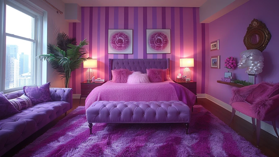 20 Creative Purple Wall Ideas to Transform Your Space