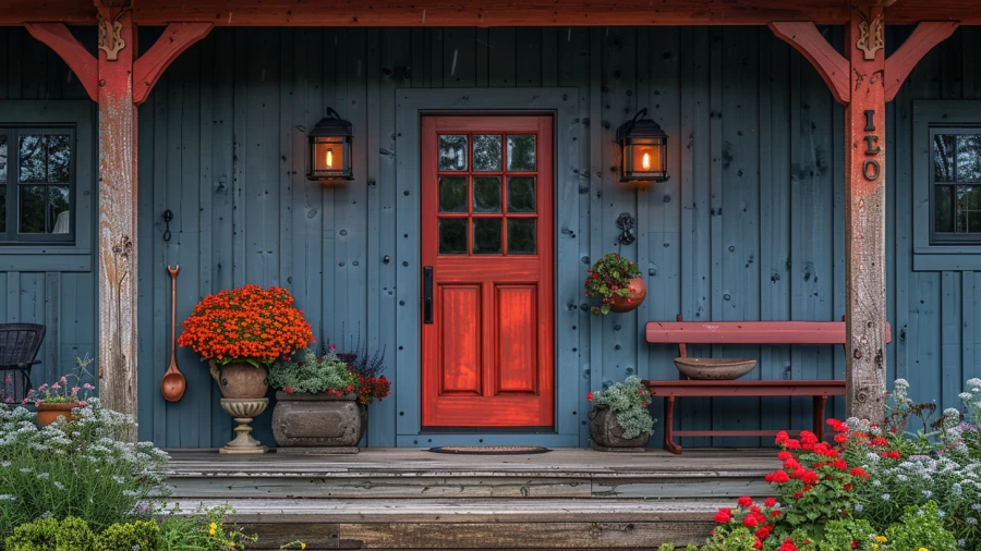 15 Charming Farmhouse Porch Inspirations to Transform Your Entryway into a Cozy Retreat
