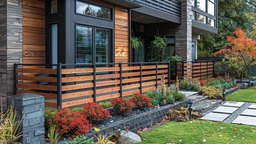 20 Creative and Stylish Horizontal Fence Ideas to Elevate Your Outdoor Space
