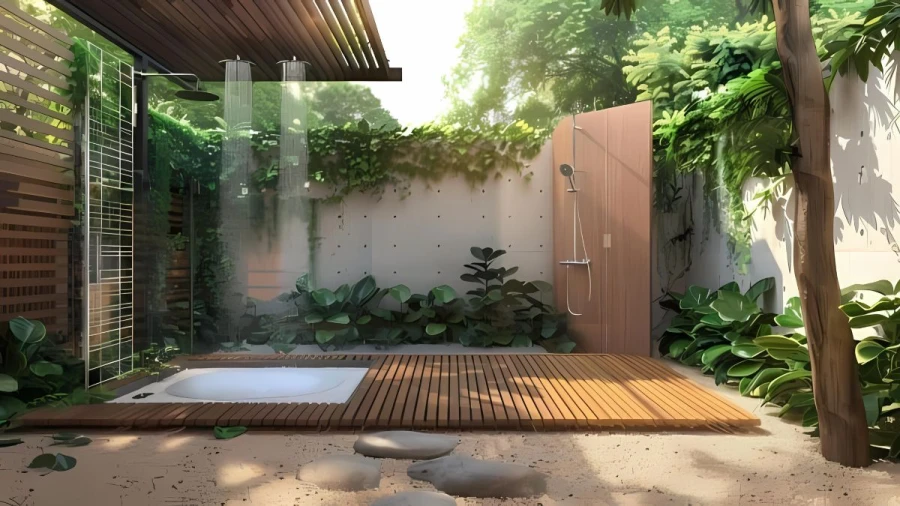 20 Creative Backyard Outdoor Shower Ideas for Refreshing Outdoor Spaces