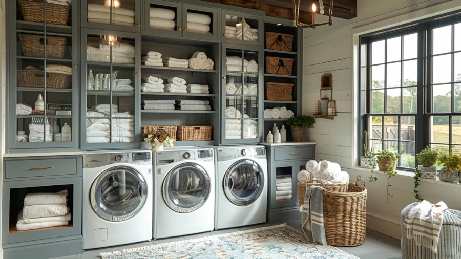 Maximize Your Space and Style with 20 Creative Laundry Room Cabinet Ideas