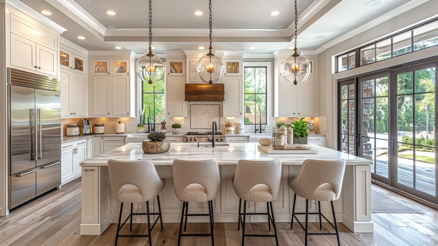 20 Modern Coastal Blue and White Kitchen Ideas