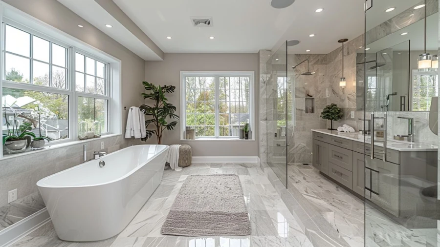 Elegant Gray Bathroom Ideas: 20 Stylish Designs for a Serene Space
