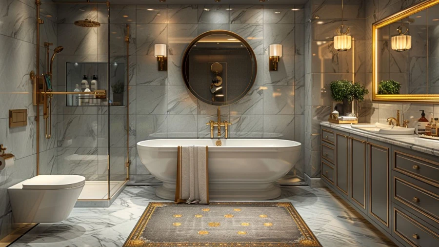 Elegant Gray Bathroom Ideas: 20 Stylish Designs for a Serene Space
