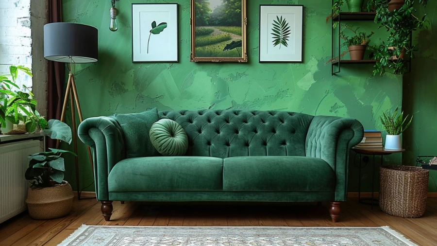 Fresh and Stylish Green Living Room Ideas for a Vibrant Space
