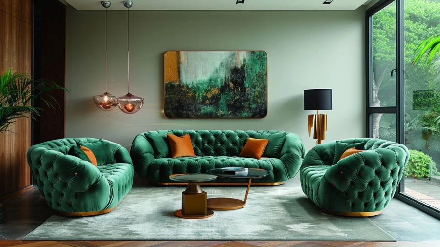 Fresh and Stylish Green Living Room Ideas for a Vibrant Space