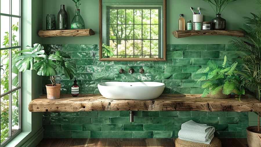 Embrace Serenity with 20 Sage Green Bathroom Ideas