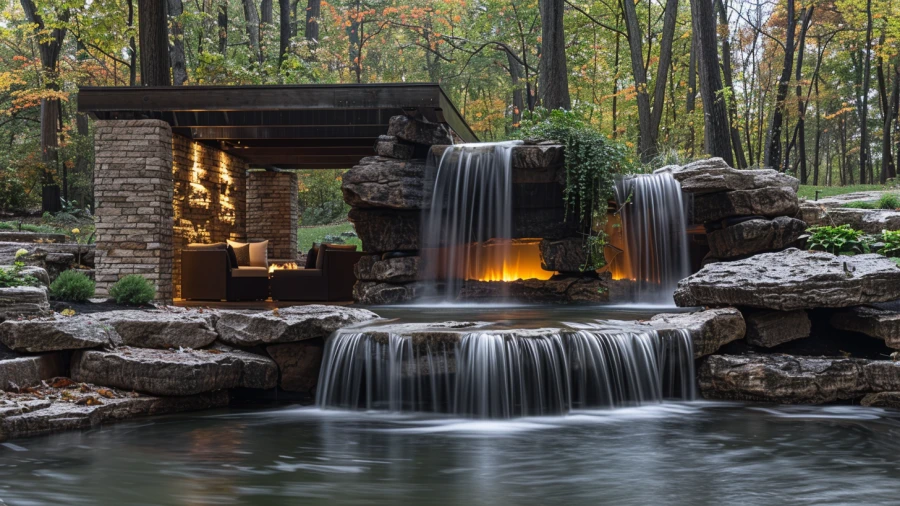 20 Creative Pond Waterfall Ideas for Your Garden