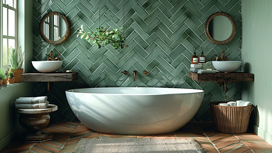 Embrace Serenity with 20 Sage Green Bathroom Ideas