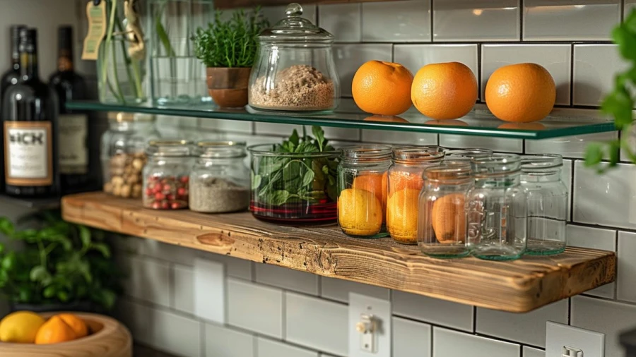 Innovative Kitchen Floating Shelves Ideas For A Sleek And Functional Look