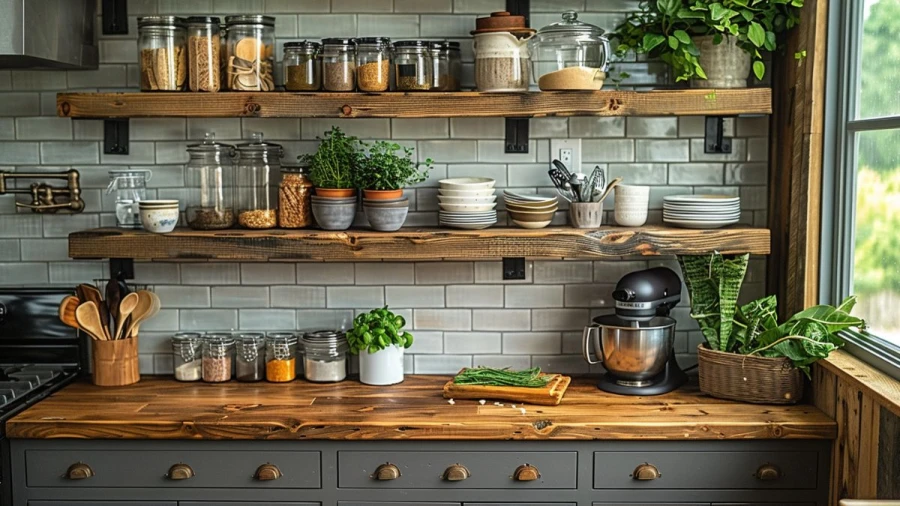 Innovative Kitchen Floating Shelves Ideas For A Sleek And Functional Look