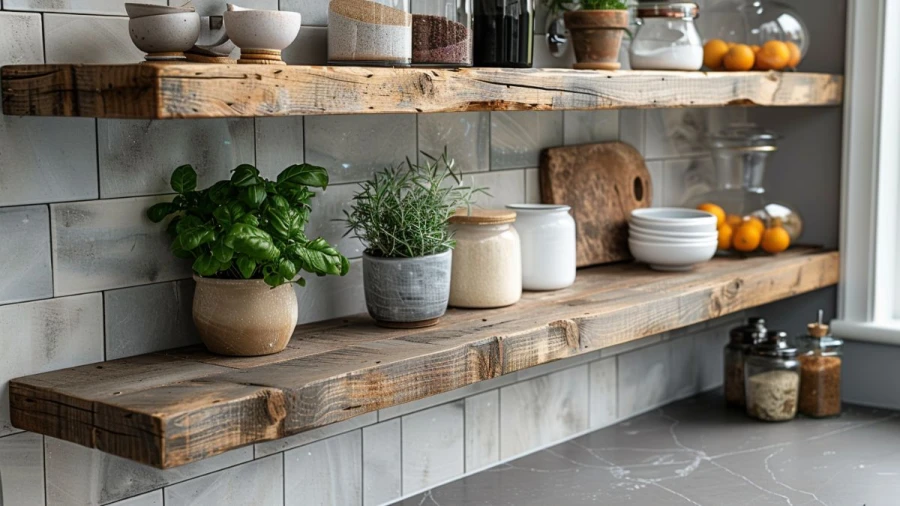 Innovative Kitchen Floating Shelves Ideas For A Sleek And Functional Look