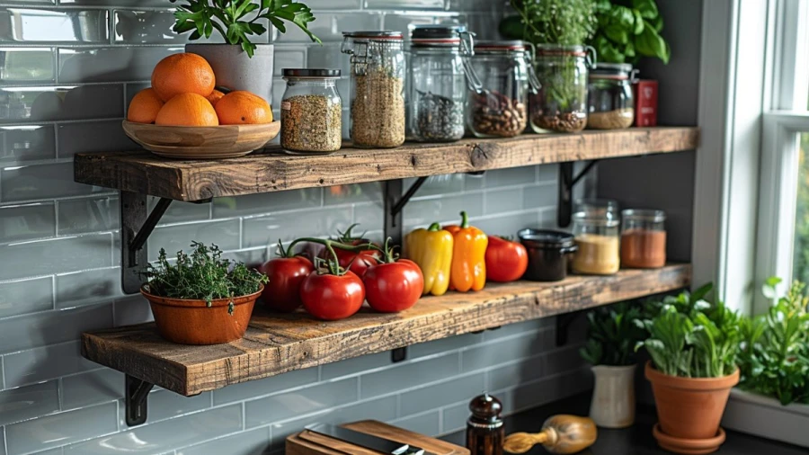 Innovative Kitchen Floating Shelves Ideas For A Sleek And Functional Look