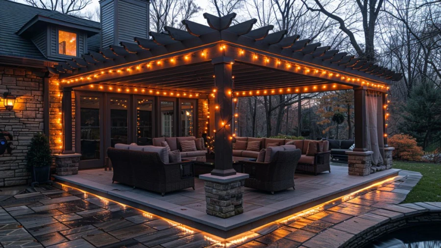 Illuminating Your Outdoor Space: 20 Creative Pergola Lighting Ideas