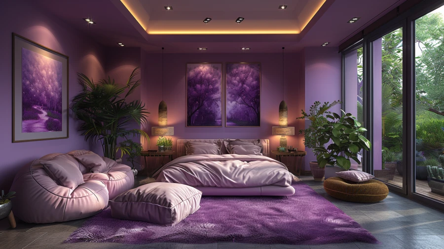20 Creative Purple Wall Ideas to Transform Your Space