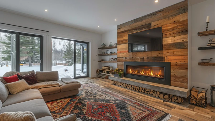 Stylish Linear Fireplace Ideas To Elevate Your Home's Modern Look
