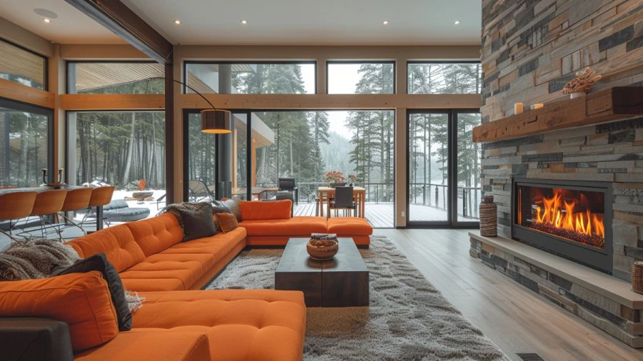 Stylish Linear Fireplace Ideas To Elevate Your Home's Modern Look