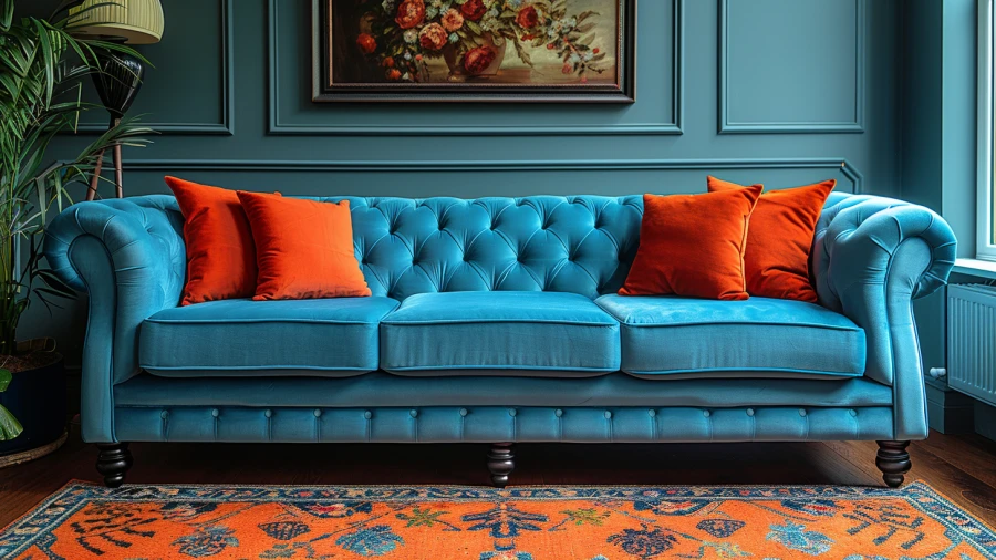 20 Creative Ways to Style Your Blue Couch Living Room